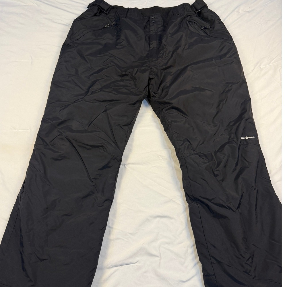 Outdoor Gear Mens 4XL Black Insulated Snow Pants Ski Snowboard Gorpcore